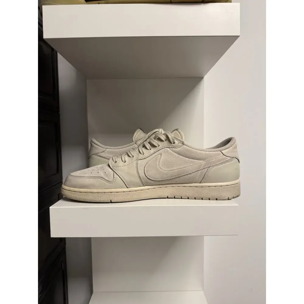 Air Jordan 1 Retro Low OG Orewood Beige Suede 919701-114 Size 13 Rare